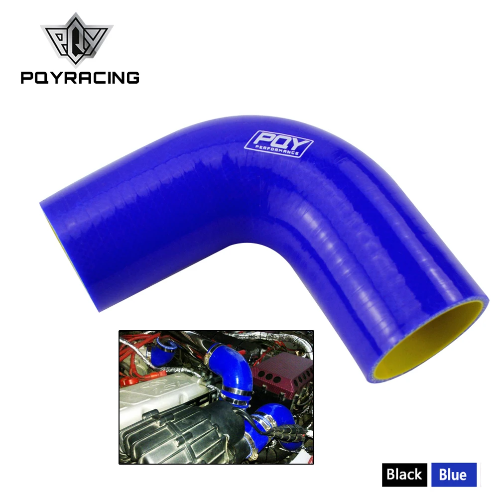 

PQY - 2.0" 51mm 90 Degree Elbow Silicone Hose Pipe Turbo Intake Blue&yellow / Black&yellow PQY-SH9020-QY