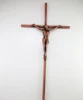 10 Inch Red Copper Plated First Communion Big Wall Cross Saint Benedict Crucifix 1