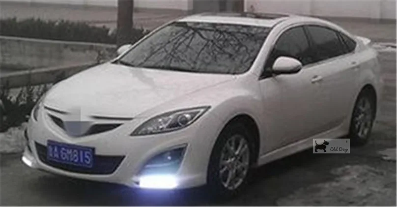 2 шт., для Mazda 3, Мазда 3, 2010, 2011, 2012, 2013, для вождения, DRL, дневной ходовой светильник, реле, светодиодный, 12 В, Дневной светильник, для стайлинга автомобилей