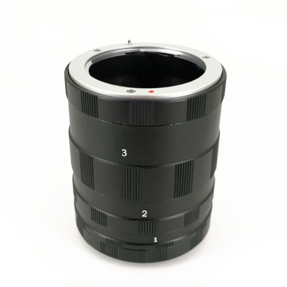 Macro Extension Tube 3 Rings For Panasonic Olympus Macro 4/3 M43 Mft