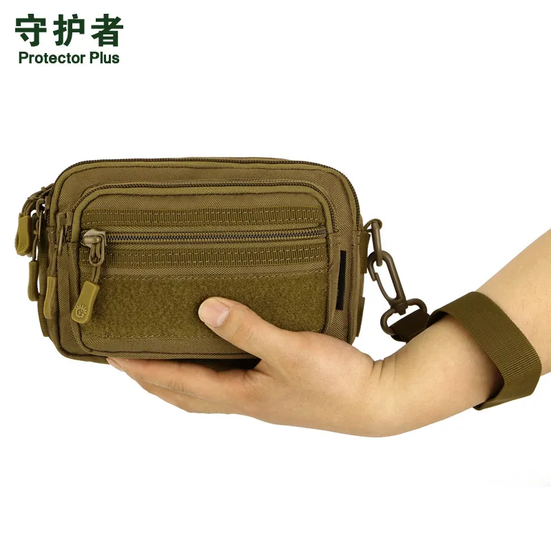 

Male female fan of nylon bag waist bag the thoracic hand vice package tourism camouflage female inclined shoulder bag