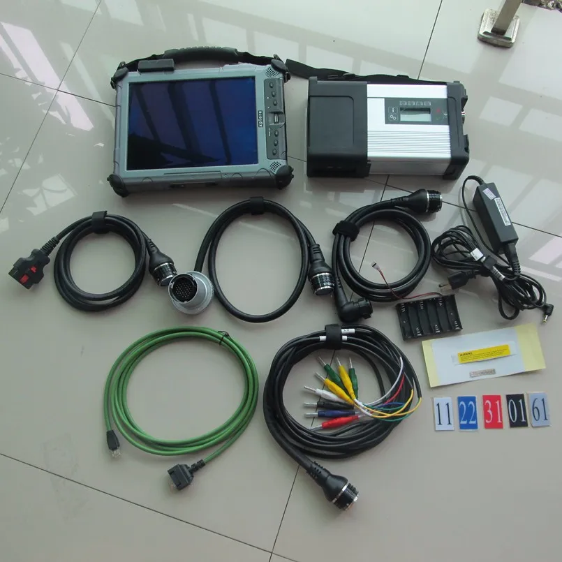 Mb star c5 с ssd,12 новейшее программное обеспечение ноутбук xplore ix104 c5 планшет i7 4g сенсорный экран автомобиля и грузовика диагностический инструмент mb sd