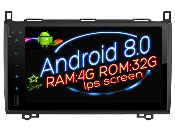 Clearance Ips screen Android 8.0 Car Dvd Navi Player FOR DECKLESS MERCEDES-BENZ Viano/Vito/Sprinter gps auto stereo audio multimedia 0