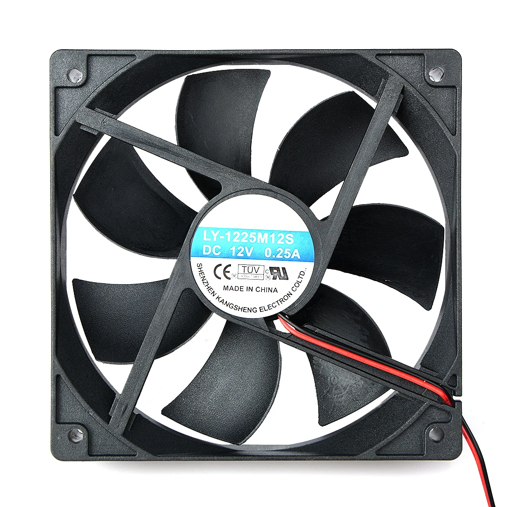 

12x12cm 12V 2-pin brushless cooling fan for computer CPU System Heatsink Brushless Cooling Fan