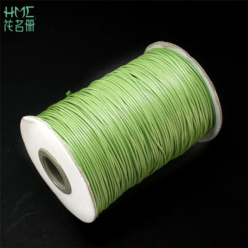 Waxed Beading Thread Cotton Cord Rope 1mm 15meters for DIY Fashion Jewelry Findings Necklace Rope Bead Fit Bracelet,cotton rope,waxed cord