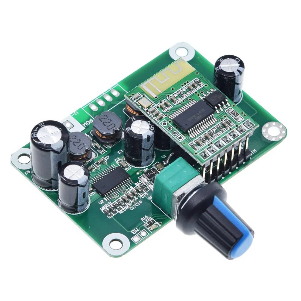

Bluetooth 4.2 TPA3110 30w+30W Digital Stereo Audio Power Amplifier Board Module 12V-24V car for USB Speaker,Portable Speaker