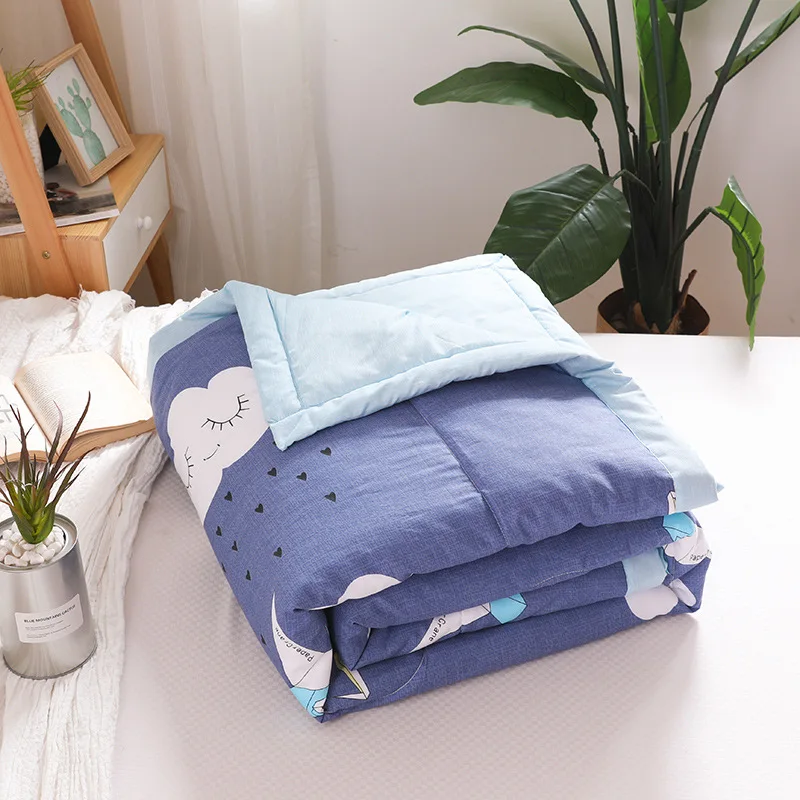 

New Washable Thin Summer Quilts Luxury Cotton Blanket Coverlet Sofa Throw Blankets Air-conditioned Room Bedding Steppdecke