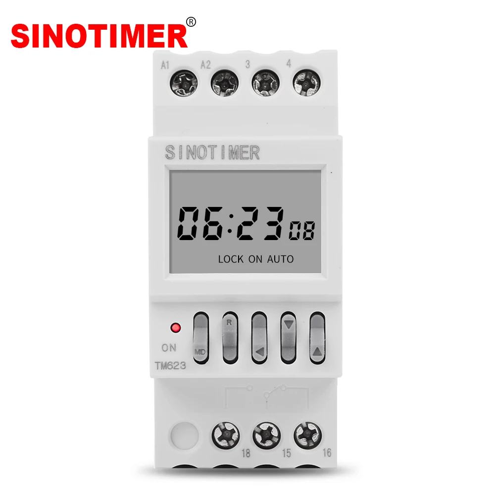 

230V Programmable Astronomical Time Switch with Latitude Longitude Display Daily Street Light Controller