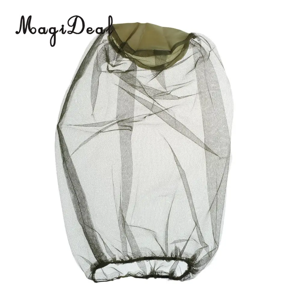 MagiDeal Fishing Anti-mosquito Bee Bug Insect Head Net Mesh Mask Hat Beekeeper Cover for Fishing Kayaking Camping Hiking Access