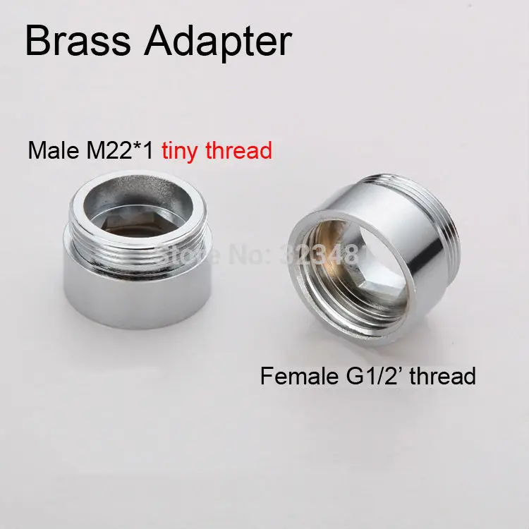 Chrome Plated Brass Faucet Adapter Connector For Oral Irrigator