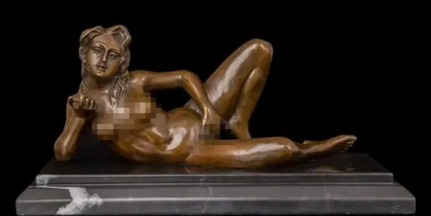 Artesanato de Bronze высококачественный corpo escultura cobre enfeite da Casa arte Europeu | Дом и сад
