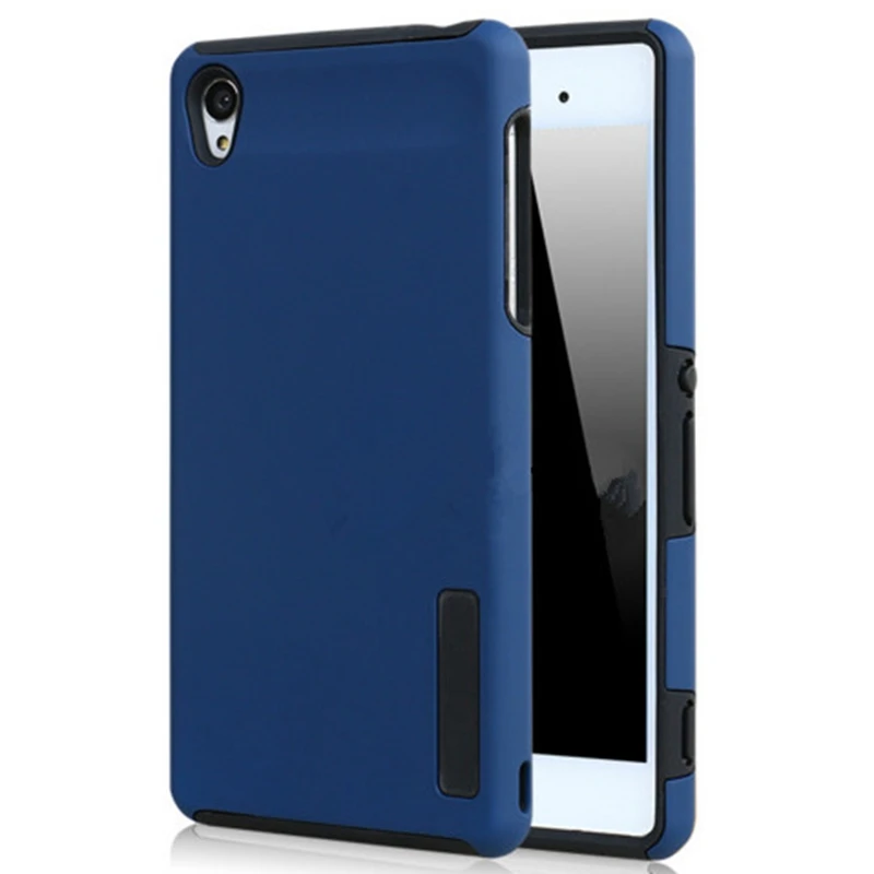 Armor Case for Sony Xperia Z2 Z3 Z4 Slim Hybrid Dual Layers Shock Proof Defender TPU+PC Rubber Protective | Мобильные телефоны и