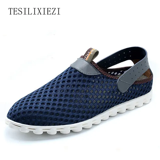 2017 New Summer Men Breathable Network Super Light Casual Shoes Air Mesh Shoes Slip On Male Fashion Flats Loafer Plus Size 2017 New Summer Men Breathable Network Super Light Casual Shoes Air Mesh Shoes Slip On Male Fashion Flats Loafer Plus Size