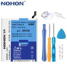Аккумулятор NOHON BM36 для Xiao mi 5S mi 5S, высокая емкость, 3030 мА/ч, Сменный аккумулятор для мобильного телефона, бесплатные инструменты для ремонта