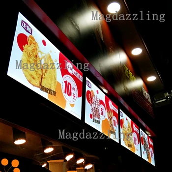 

High Brightness Take Away Magnetic Aluminum Frame LED Menu Light Box A1 Size for Restaurnat,Fast food store,Pizza,Shop,Cafe
