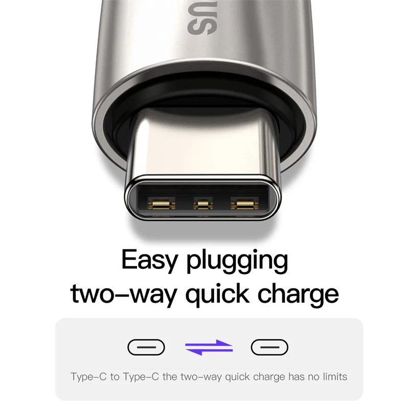 Baseus usb type C кабель для USB C кабель для samsung S10 S9 USBC PD 60 Вт Быстрая зарядка зарядное устройство USB-C type-C кабель для Xiaomi Mi 9 8