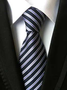 

NEW Mens Formal necktie high quality woven tie with diagonal stripes