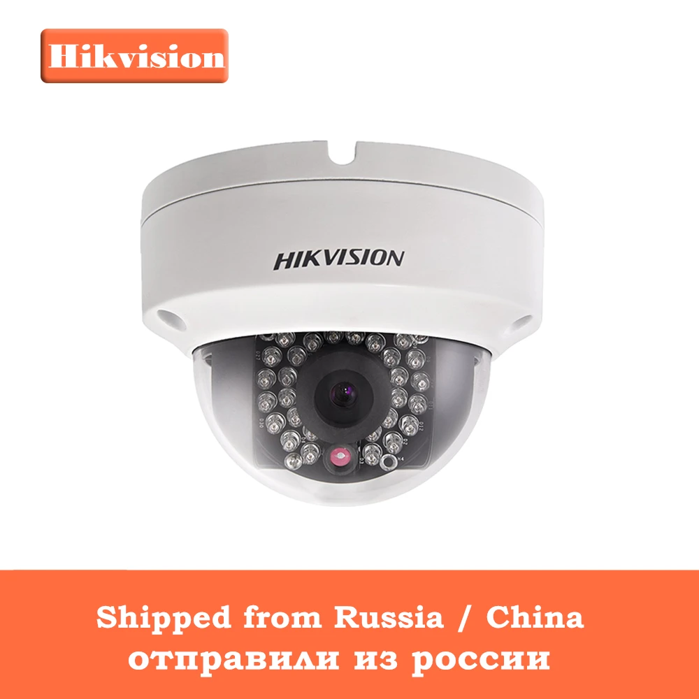 [In Stock] Origianl Hikvision H.265 CCTV Camera DS-2CD2185FWD-IS 8 Megapixesl Dome IP Camera Built-in SD Card Slot & Audio 