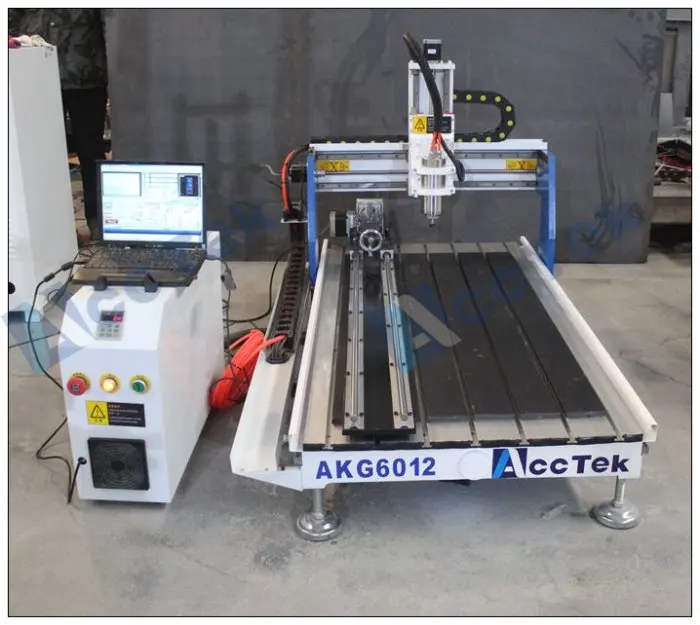 

Factory supply aluminium wood arcylic mini cnc router machine 6012