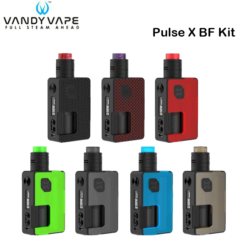 

Original Vandy Vape Pulse X BF Kit Pulse BF Box Mod 90W With Squonk Bottle 30ml(optional) Pulse X RDA Tank E Cigarette Vape Kit