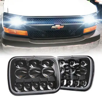 

DOT 7x6 inch LED Headlights For Jeep Cherokee XJ 1984 to 2001 5x7" Led Square Headlights For Ford F-550 Super Duty (2pcs)