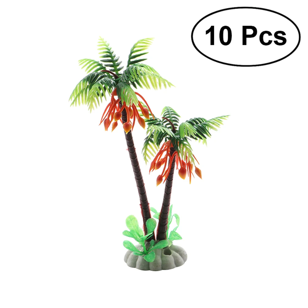 10Pcs Emulational Plastic Green Scenery Landscape Model