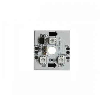 

100X high quality full color RGB WS2811 square type 5050SMD LED 12V input led pixel module light express free shipping