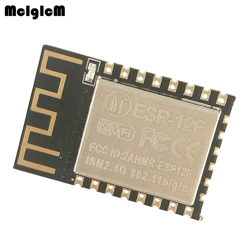 

MCIGICM 10pcs ESP-12F (ESP-12E upgrade) ESP8266 Remote Serial Port WIFI Wireless Module ESP8266 esp12 4M Flash