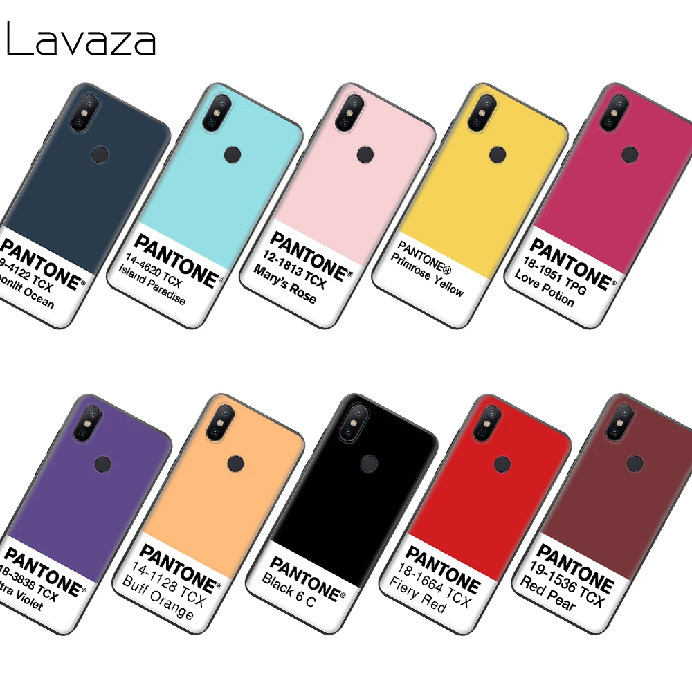 Чехол Lavaza Caliente Pantone из ТПУ для Xiaomi MI Redmi Poco X2 K30 Note 8T 10 6 8 9 9se A1 A2 A3 MAX 3 Lite Pro Plus f1 |