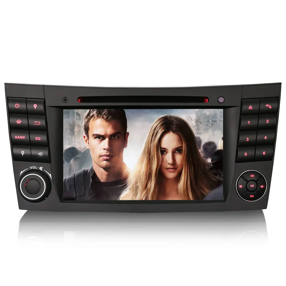 Sale 7" Android 9.0 Pie OS Car DVD Multimedia Navigation GPS Radio for Mercedes-Benz E-Class W211 2002-2009 & G-Class W463 2005-2010 3