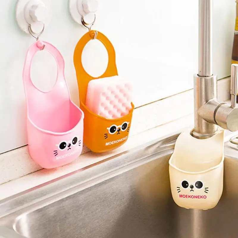 1pcs Hanging Sponge font b Storage b font font b Rack b font Kitchen Drain Basket