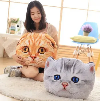 

40cm Cute cat kitten Simulation pillow filled plush toys doll gifts Christmas Plush Doll ,Funny tricks toys,Christmas gift