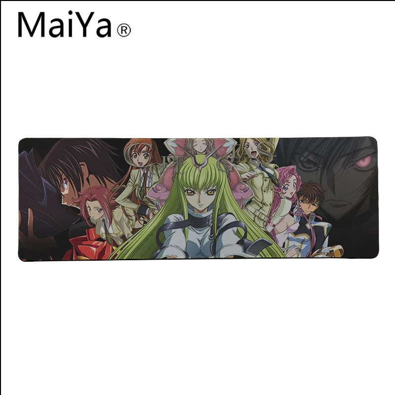 Maiya Одежда высшего качества с рисунком из Аниме Code Geass красивый коврик для мышки в стиле аниме; женской обуви большого Мышь Pad клавиатуры коврик