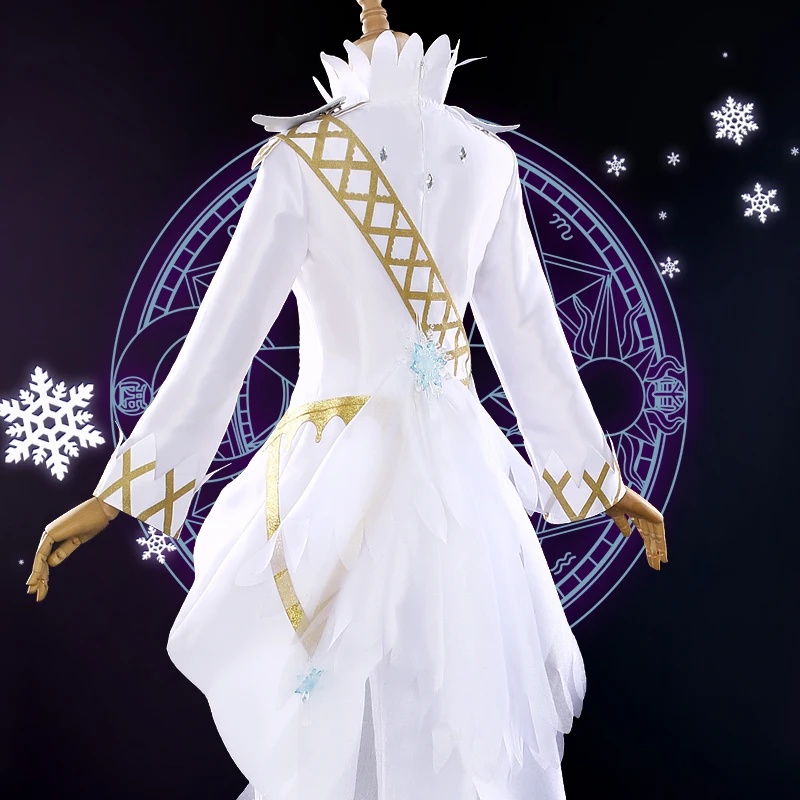Аниме! Cardcaptor Sakura LI SYAORAN Ice Snow op Королевское Платье белый Великолепная униформа