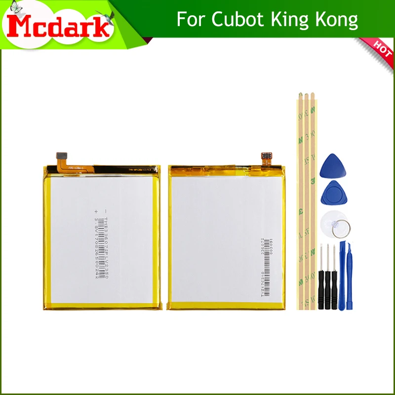 

Mcdark For Cubot KingKong Battery Replacement High Quality Large Capacity 4400mAh Back Up Bateria+Tools
