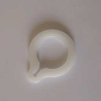 

100 Pcs D17mm Plastic Ring , Curtain Rod Rings for Window Decoration