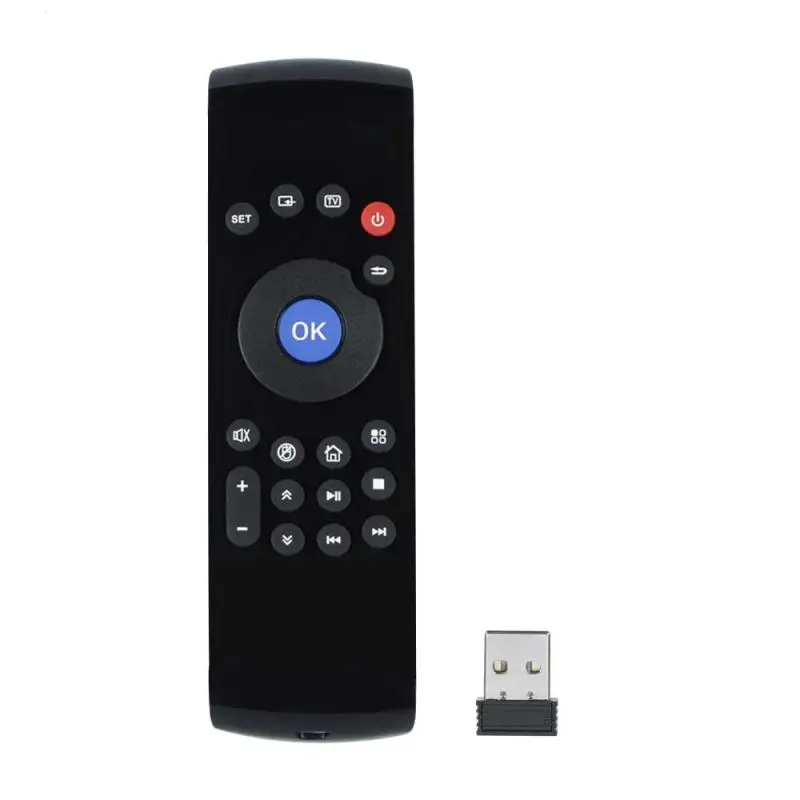 

2.4G Air Mouse Wireless QWERTY Keyboard 6-Axis Inertial Super Wireless Connection IR Learning Remote Control Sensor Controller