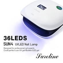 Sarolineh светодиодный светильник отверждения для УФ-гель для ногтей с датчиком таймера 48 Вт УФ светодиодный светильник Сушилка для ногтей светодиодный с двумя руками лампа для ногтей