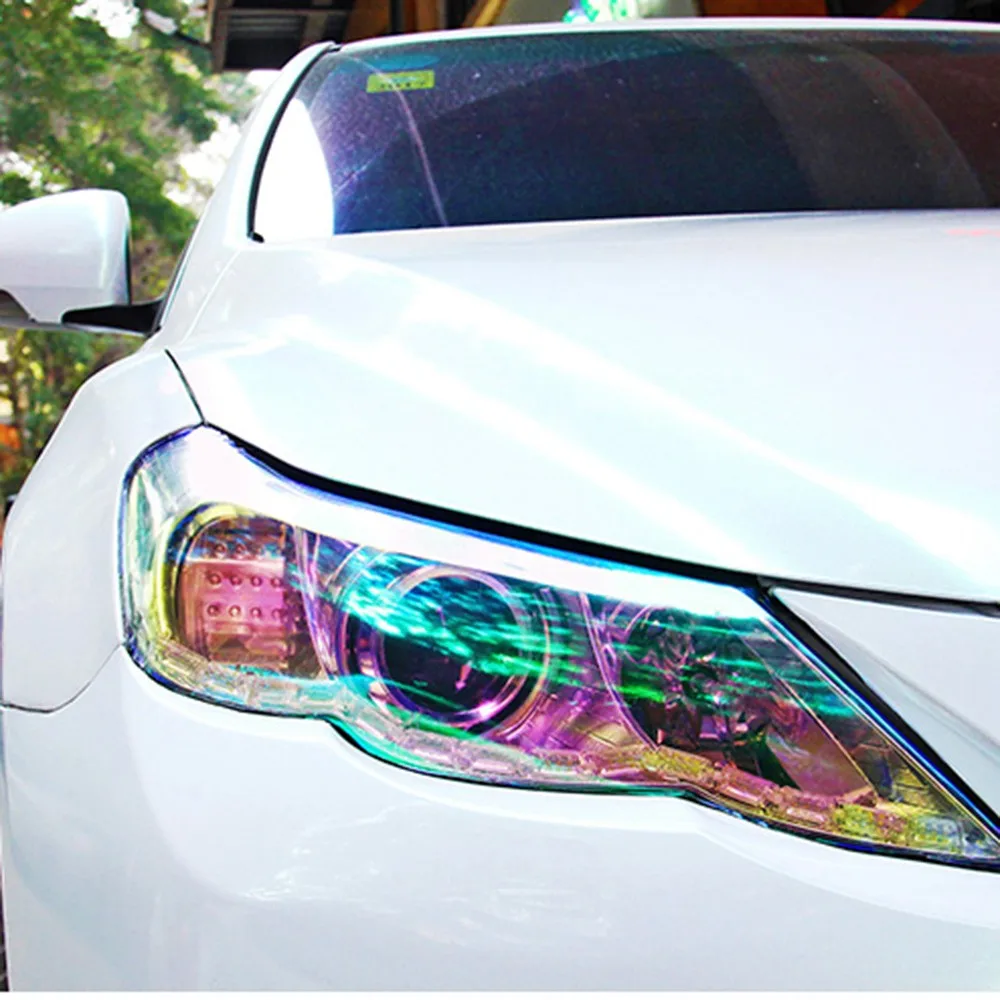 Car Light Film Styling Chameleon Stickers Automobile Sticker Headlight Taillight Vinyl Tint Light Film Wrap 30 Red 60cm Car Light Film Styling Chameleon Stickers Automobile Sticker Headlight Taillight Vinyl Tint Light Film Wrap 30 Red 60cm