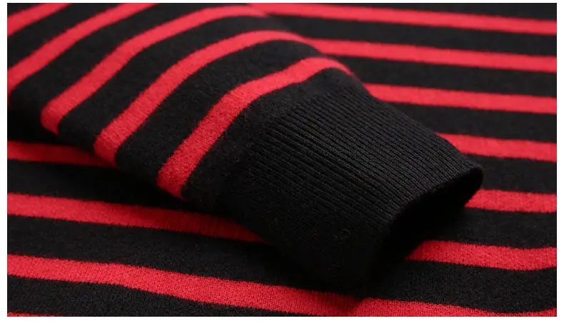 100% Wool sweater men turtleneck striped pure woolen mens sweaters male pullover autumn winter knitwear Brand Muls M-4XL 3126-06
