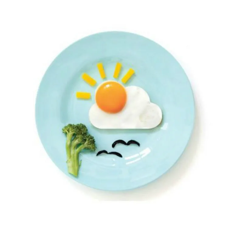 Сделай Сам прекрасный ребенок breaffas силиконовые солнце облако яйцо форма для жарки яиц формы для блинов кольца детские инструменты для приготовления пищи сюрприз яйца поставки