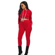 Бархатные женские спортивные костюмы с длинным рукавом, укороченный топ, толстовки, спортивный комплект, Женский Бархатный спортивный костюм, женские костюмы для бега, толстовка