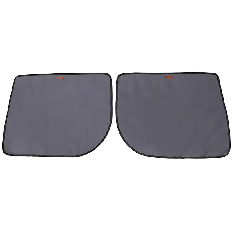 2pcs Pet Dog Cat Car Door Protection Pad Waterproof And Odor-resistant Scratch-resistant Gray Black Protection Car Pet Supplies - Цвет: H