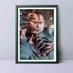 Художественный плакат на заказ, Футболка Джон Карпентер из фильма «ужас» с декором в комнате, 27x40, 24x36, 12x18, 20x30 дюймов, Картина на холсте 3899