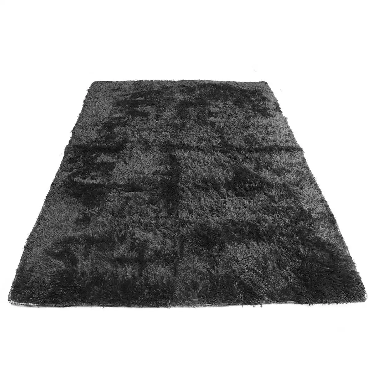 160x230 см большие мягкие ворсистые ковры противоскользящие пушистые коврики для гостиной коврик из искусственного меха подставки под горячее для гостиниц Декор для спальни напольный коврик - Цвет: Black