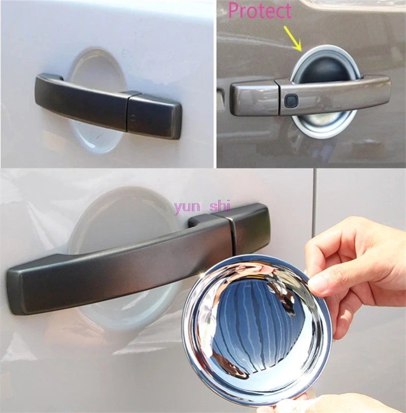 2 Type ABS Chrome Or plating Car Door Handle Wrist Decoration Cover Car-styling For Land Rover 2009-2016 Discovery 4 Accessories