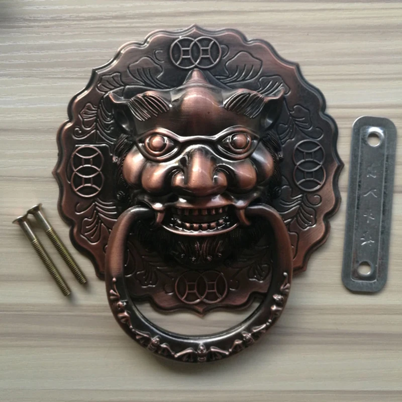 Us 7 63 30 Off Vintage 140 155mm Large Antique Lion Door Handles Door Knocker Lionhead Lions Home Decoration Door Knobs Antique Door Hardware In