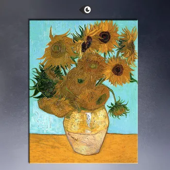 

Sunflowers oil painting By vincent Van Gogh hand made Wall oil Painting picture hand painted on canvas M-002