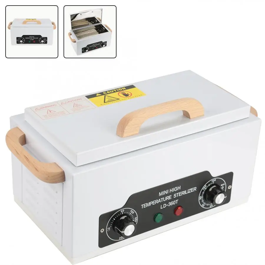 200 Degrees High Temperature Sterilizer Nail Art Tools Disinfection Cabinet Nail Art Tool Sterilizer