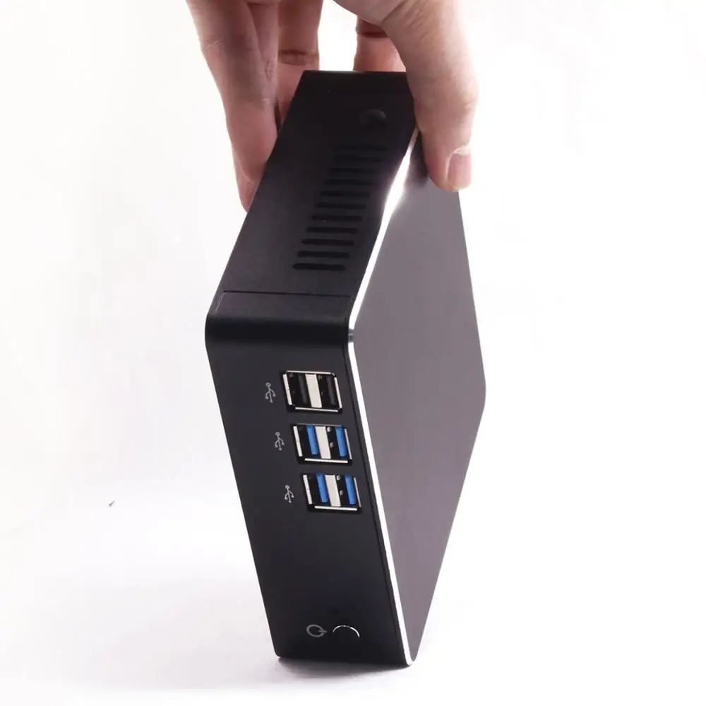 BEBEPC Мини ПК Core i7 7500U i3 7100U i5 7200U 4K UHD HTPC мини компьютер WiFi HDMI игровой офис HD графика